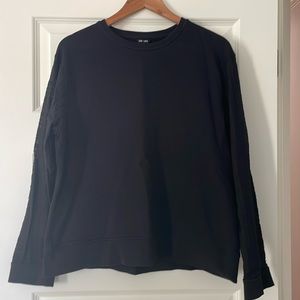 Saint & Sofia Mesh Sleeve Sweatshirt